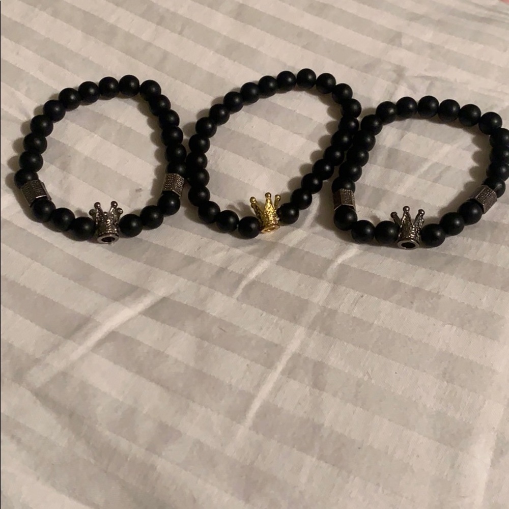 Marble bead bracelet